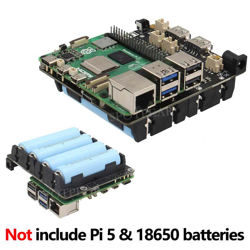 Placa de Expansión de Gestión  - Raspberry Pi Uninterrupted Power Supply Ups 18650 reseña y precio